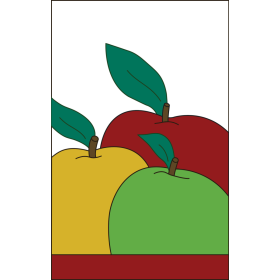 Apples Ex Flags 28" x 44"