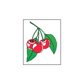 Cherry 13" x 17" Card Stock Road Sign (Minimum 10 to order) 