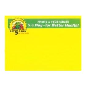Better Health 7" x 11" Price Card 100/pack