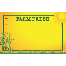 Farm Fresh 5" x 8.5" Price Card 100/pack
