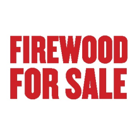 Firewood For Sale 26" x 20" Poly Marketeer