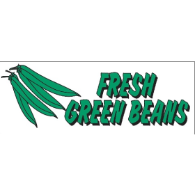 Fresh Green Beans 3' x 8' HD Banner