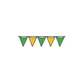 Green & Yellow 105 ft Pennant String 