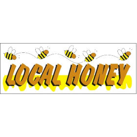 Local Honey 3' x 8' Economy Banner