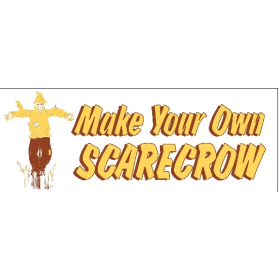 Make Your Own Scarecrow 3' x 8' Economy Banner