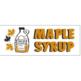 Maple Syrup 3' x 8' HD Banner