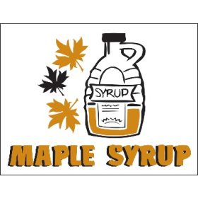 Maple Syrup 26" x 20" Poly Marketeer