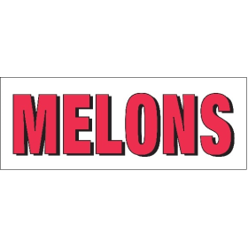 Melons 3' x 8' HD Banner