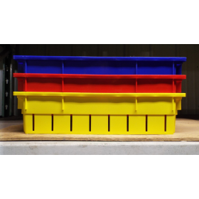 Container - Market Tray (Nestable/Stackable) Yellow Color 