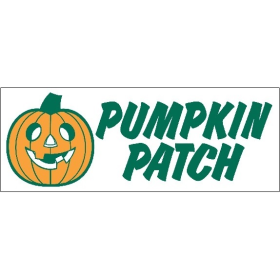 Pumpkin Patch Banner 3' x 8' HD Banner