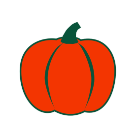 Pumpkin 26" x 20" Poly Marketeer