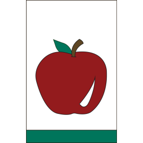 Apple Ex Flag 28" x 44"