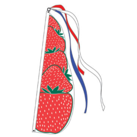 Strawberry Feather Flag 