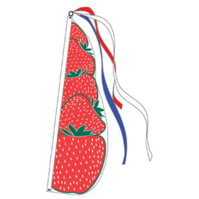 Strawberry Feather Flag