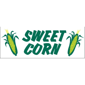 Sweet Corn 3' x 8' HD Banner