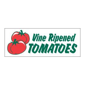 Vine Ripened Tomatoes 3' x 8' HD Banner